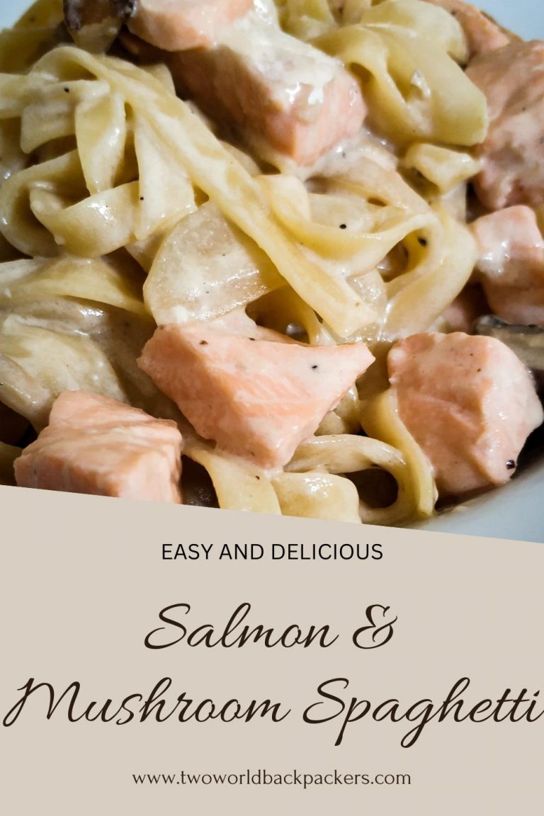 Salmon & Mushroom Spaghetti -banner